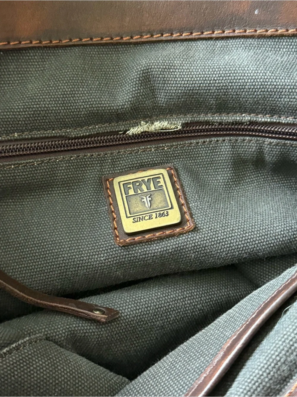 Frye Leather Brown Women’s Shoulder Tote Bag